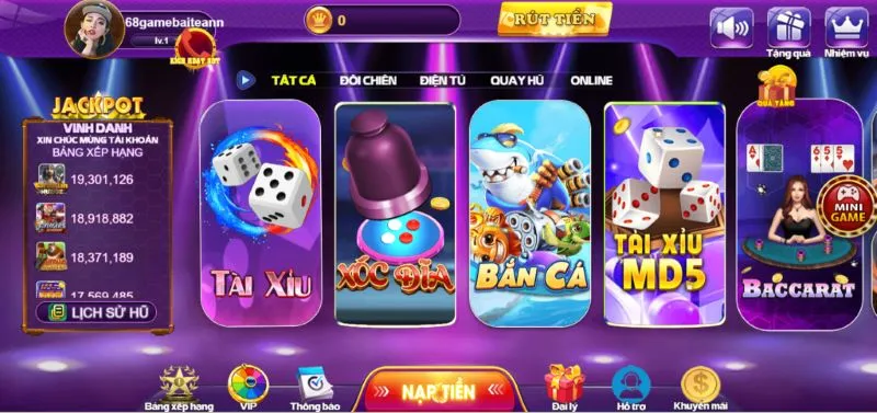 Bắn cá 68 game bài là sản phẩm đổi thưởng đáng trải nghiệm 