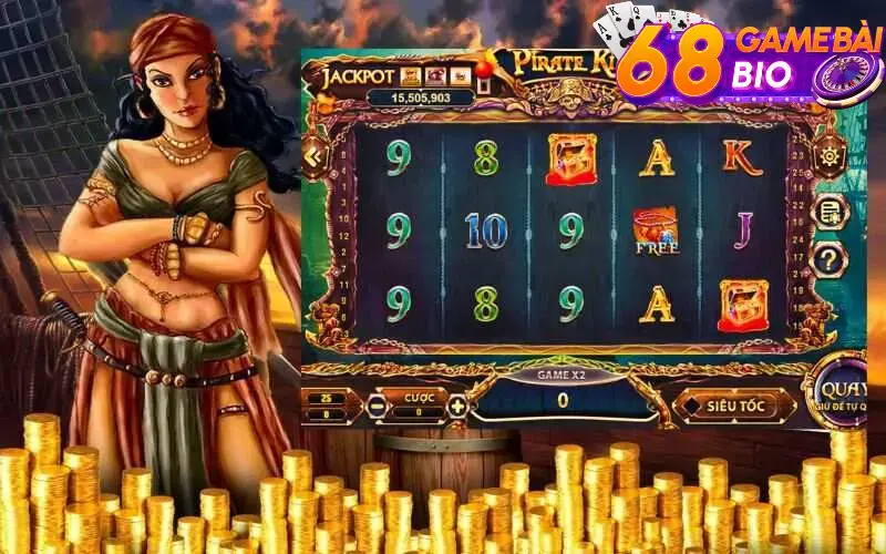 Pirate King 68 game bài là tựa game hot với chủ đề hải tặc 