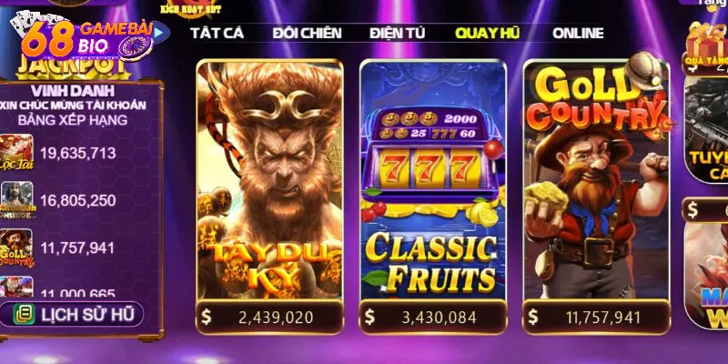 Chia sẻ tổng quan về Classic Fruits 68 game bài