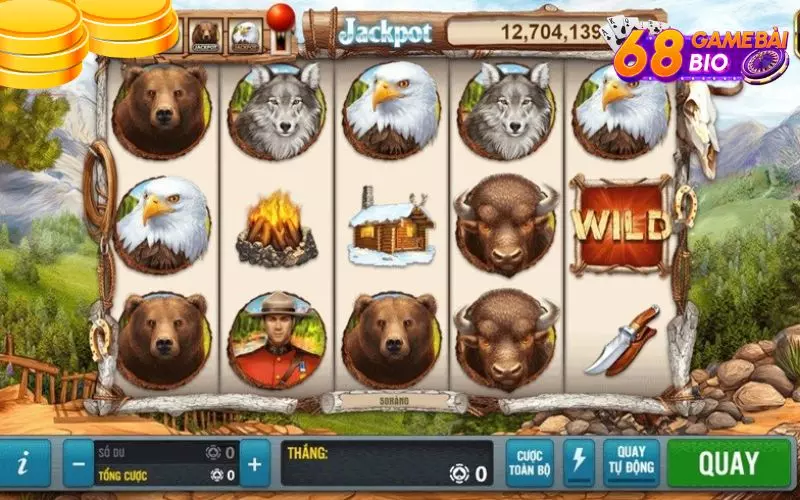 Chơi game Buffalo Valley nhận thưởng tại 68 game bai