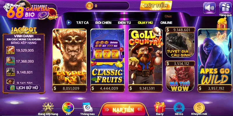 Giới thiệu trò chơi tuyệt địa cầu sinh 68 game bài