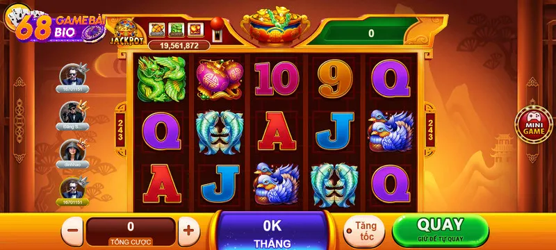 Hướng dẫn cược game slots tại 68 game bài