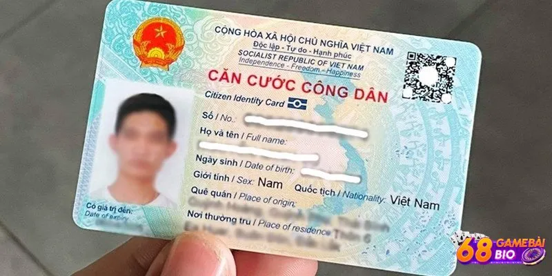 Chụp hình ảnh CCCD hoặc CMND rõ ràng